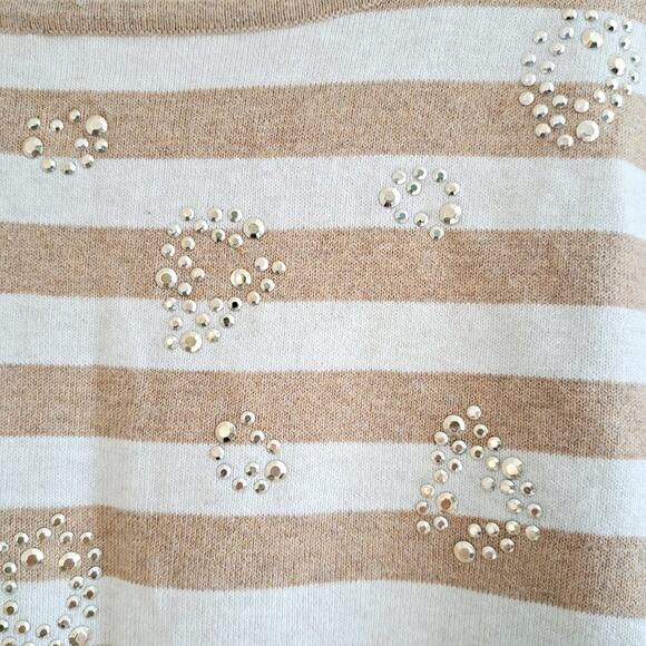 Ruby Rd. Embellished Striped Sweater - Picture 2 of 6